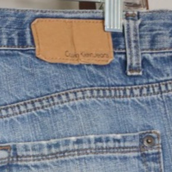 CALVIN KLEIN JEANS Men's Relaxed Straight Easy Fit 32x34 Egypt Made 100% Cotton! - Picture 6 of 14